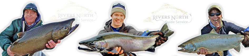 Rivers North Guide Service, Chinook & Coho Salmon